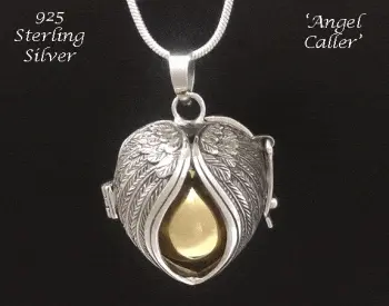 harmony necklace with angel wings